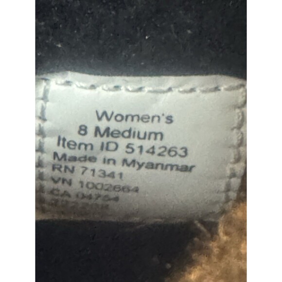 L.L. Bean Women’s Black Rugged Cozy Mid Slip On Suede Ankle Vibram Boot Size 8M - Picture 6 of 9